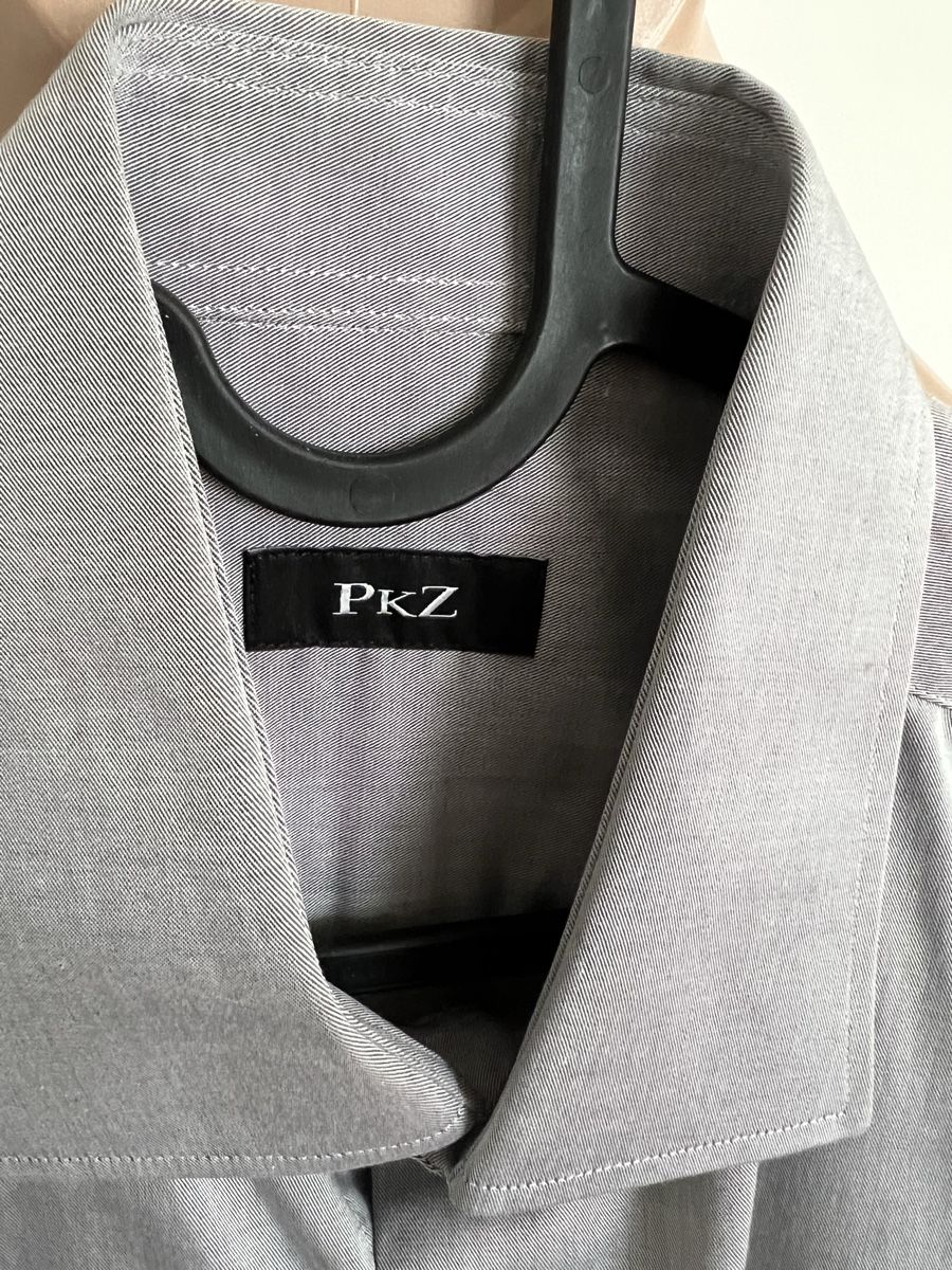 Camicie: PKZ HEMD, silber grau NEU, Grösse 41 – Usato da Bergdietikon venduto da pinkerton13 2