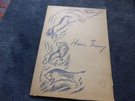 Hans Jenny,1950,Dornach,6 Tierbilder,Lithos,H.Tanner