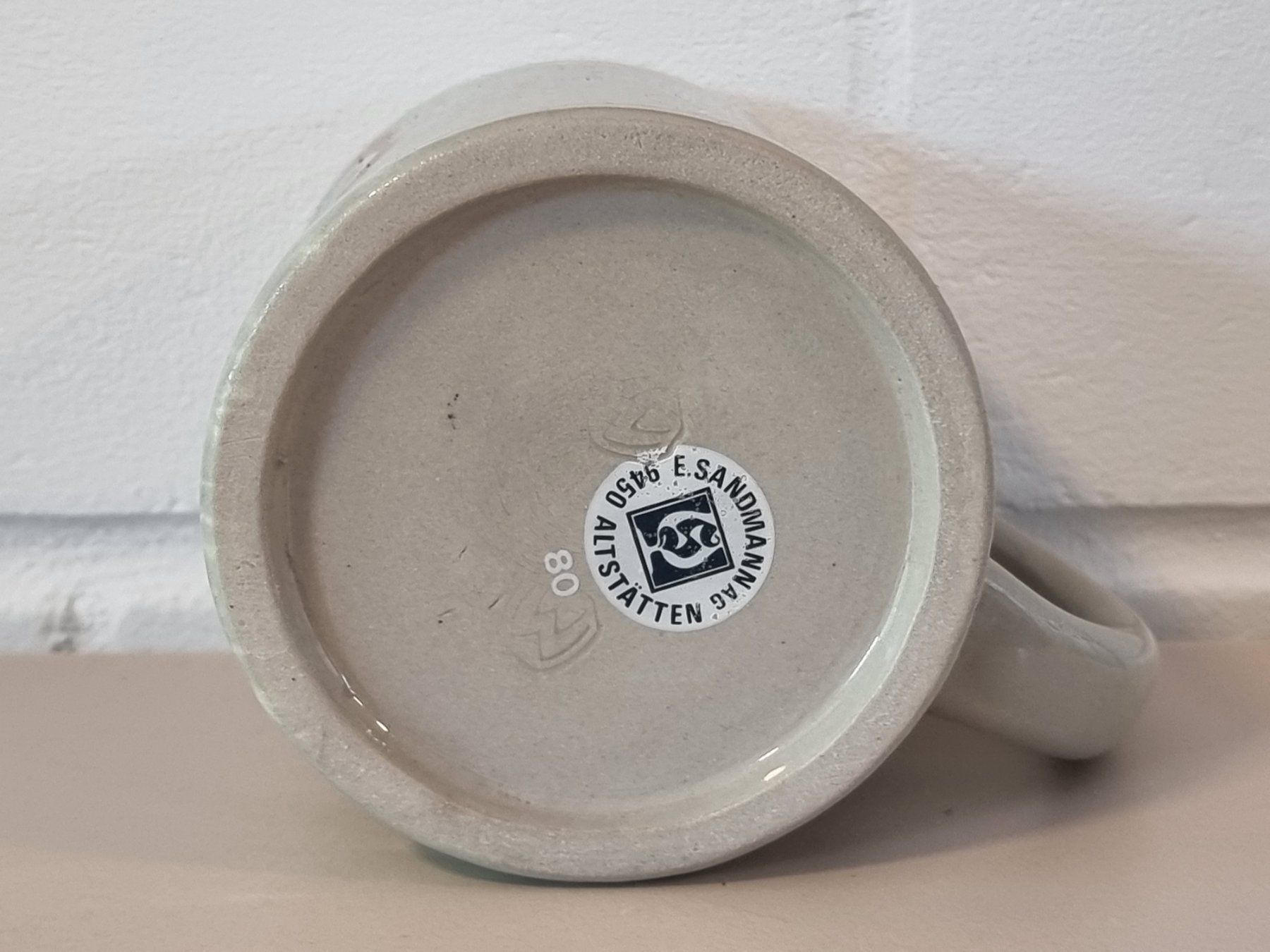 Bicchieri: Haldengut Bier Steingut Bierkrug / Humpen – Usato da Lommis venduto da 0815undmehr 2