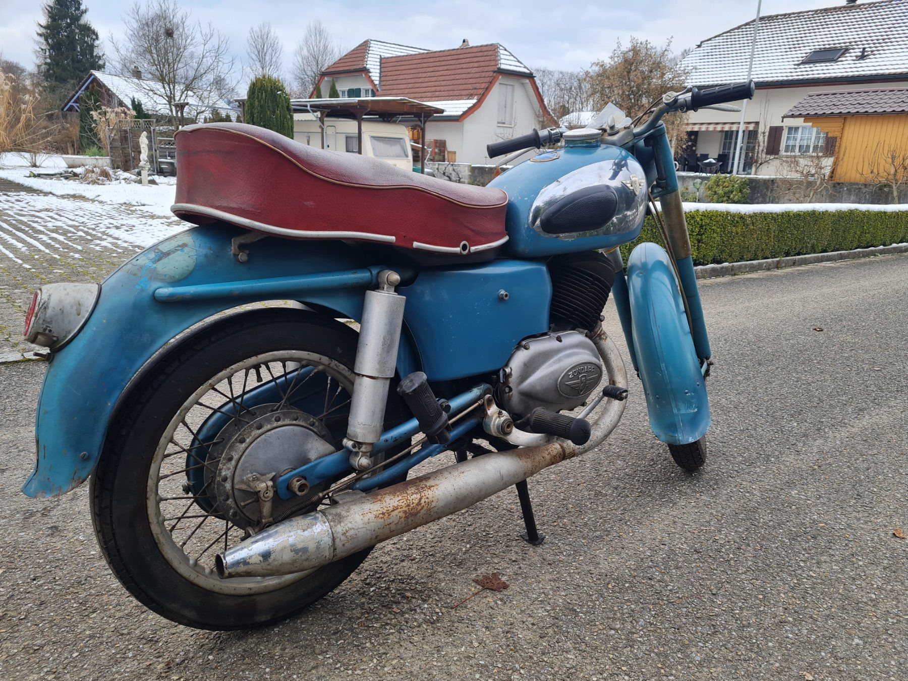 Zündapp Strada: Zündapp 250 S Trophy Bj59 CH Papiere Oldtimer Scheunenfund – Usato da Wynau venduto da Bastel87 4