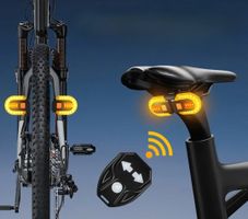 Fahrrad Blinker / per USB aufladbar / LED Richtungsanzeiger