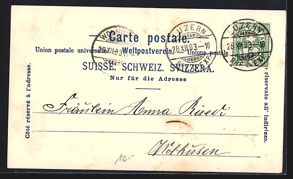 Cartes postales: Luzern, Wasserturm, Löwe und Quai-Parti – D'occasion à Berlin par bartko-reher 1