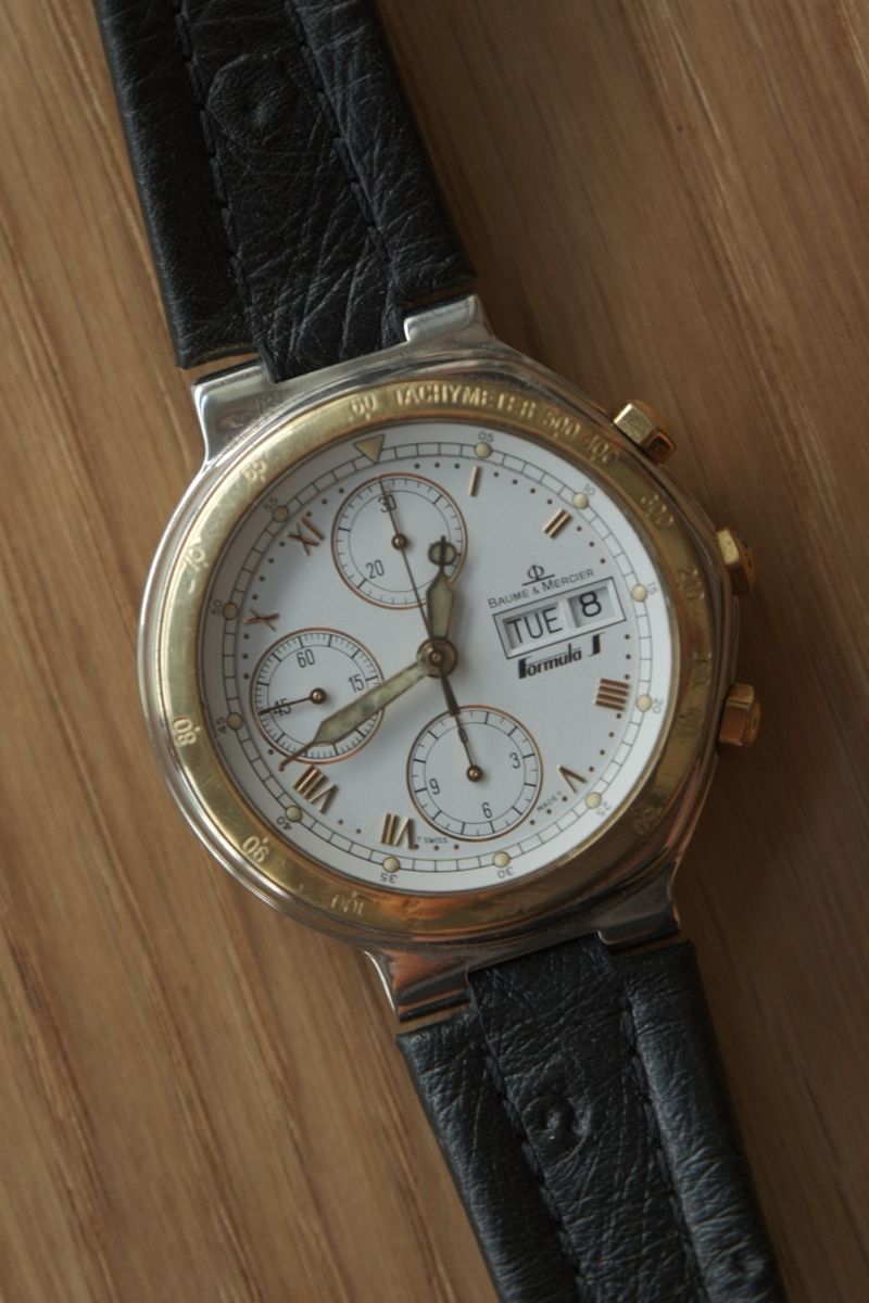 Baume & Mercier Orologi: Baume & Mercier Formula S 18K Gold Chronograph – Usato da Glattpark(Opfikon) venduto da ale_mg8x 4