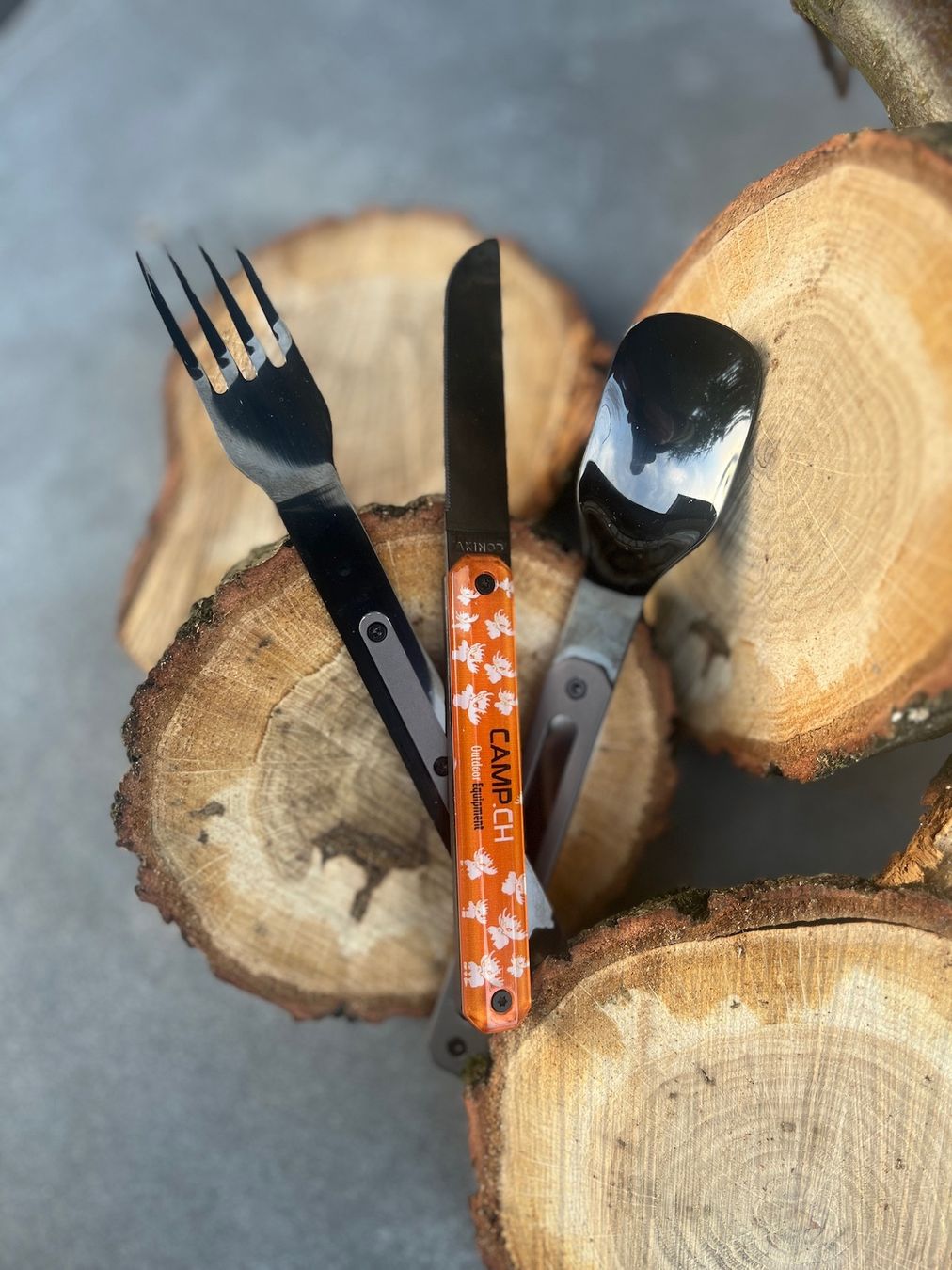 Set di posate: Camping  Besteck Outdoor Akinod – Nuovo e nell'imballaggio originale da Sirnach venduto da XELOonlineGmbH 1