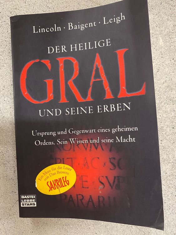 Buch Der heilige Gral und seine