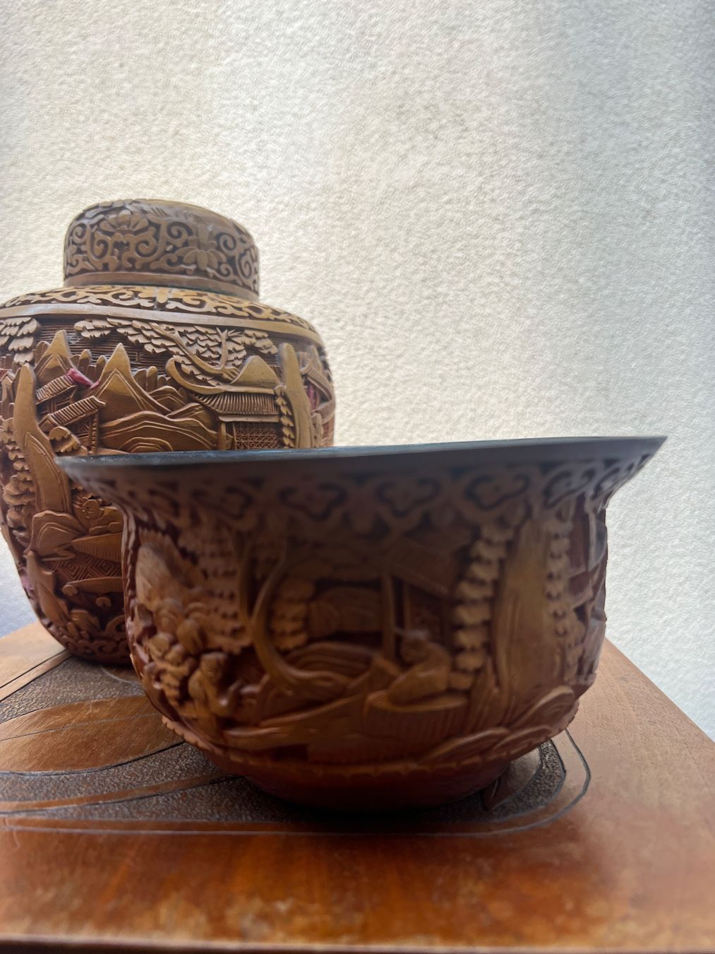 Vasen & Gefässe: Chinesische Vase und Schale – Gebraucht aus Riva San Vitale von AM25 2