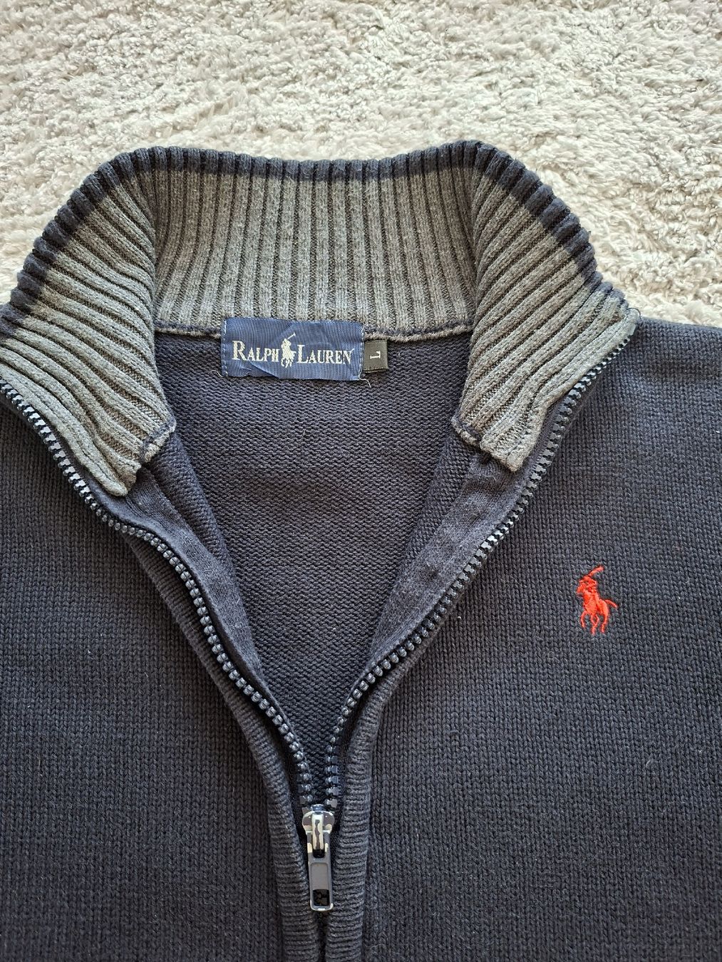 Ralph Lauren Pullover & Sweatshirts: pull zippé Ralph Lauren bleu marine taille S  – Gebraucht aus Renens VD von ser_j2fn 2