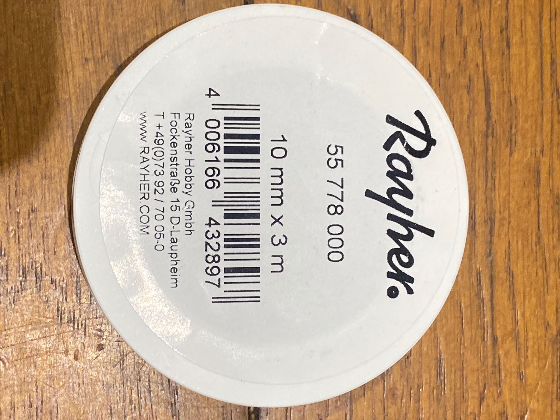 Nastri decorativi: 55778000 polyester 10mm 3 m – Nuovo e nell'imballaggio originale da Lajoux JU venduto da Briard0 1