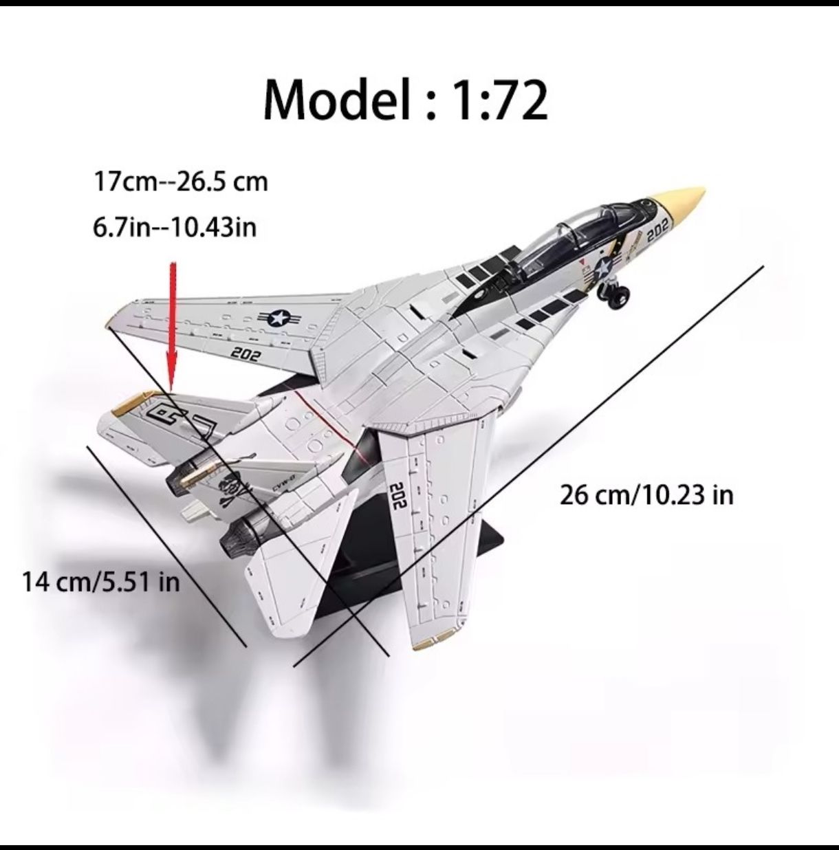 Kit di modellismo & Modellini statici: Bausteine-Set F-14 Tomcat  – Nuovo e nell'imballaggio originale da Diepoldsau venduto da Unique-Coins 1