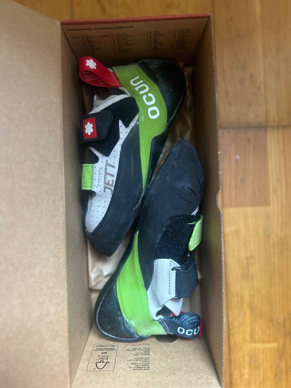 Herrenschuhe: Chaussons escalade Ocun Jett Qc – Neu (gemäss Beschreibung) aus Geneveys-Coffrane von cam_52m6 1