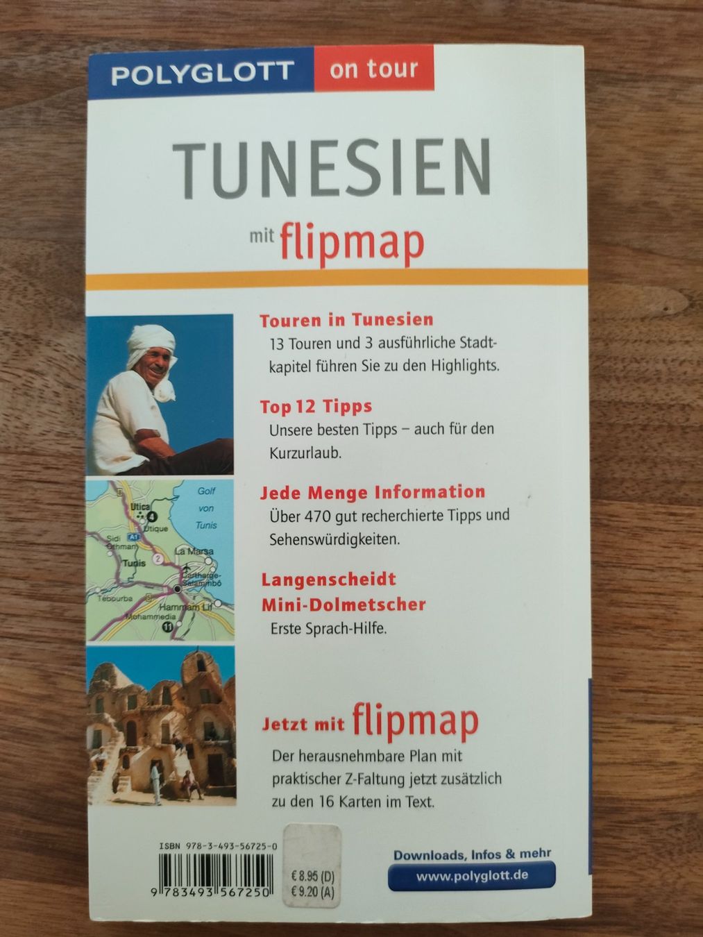 Libri: Reiseführer Tunesien mit Flipmap, Polyglott on Tour! – Usato da Wiesendangen venduto da s_er 1