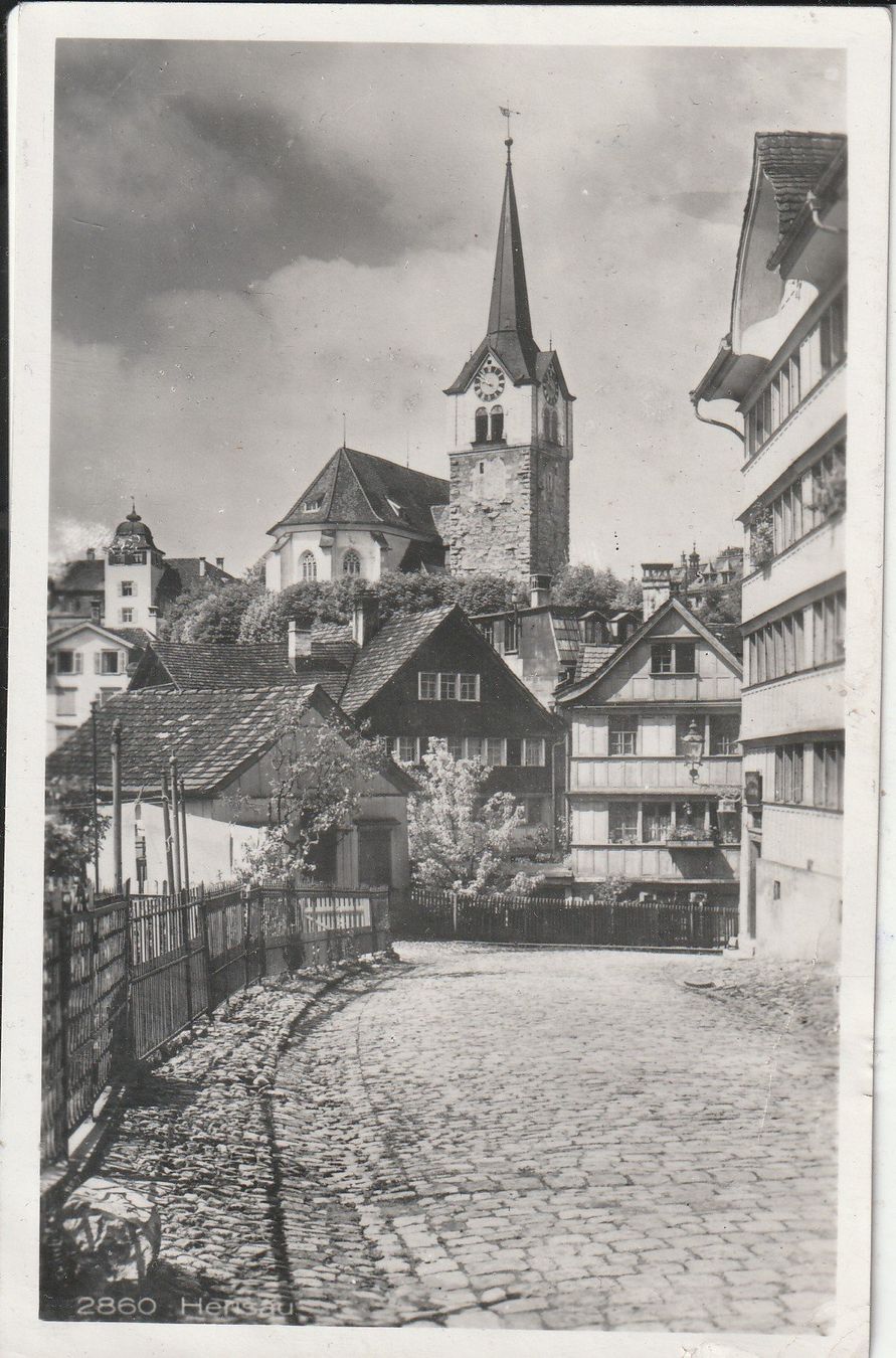 Cartoline postali: Herisau Bachstrasse – Usato da Lumbrein venduto da made02