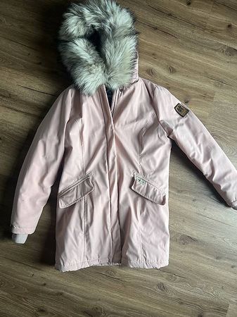 Fake Fur Winterjacke Rosa  super warm & kuschelig (Gr. L)
