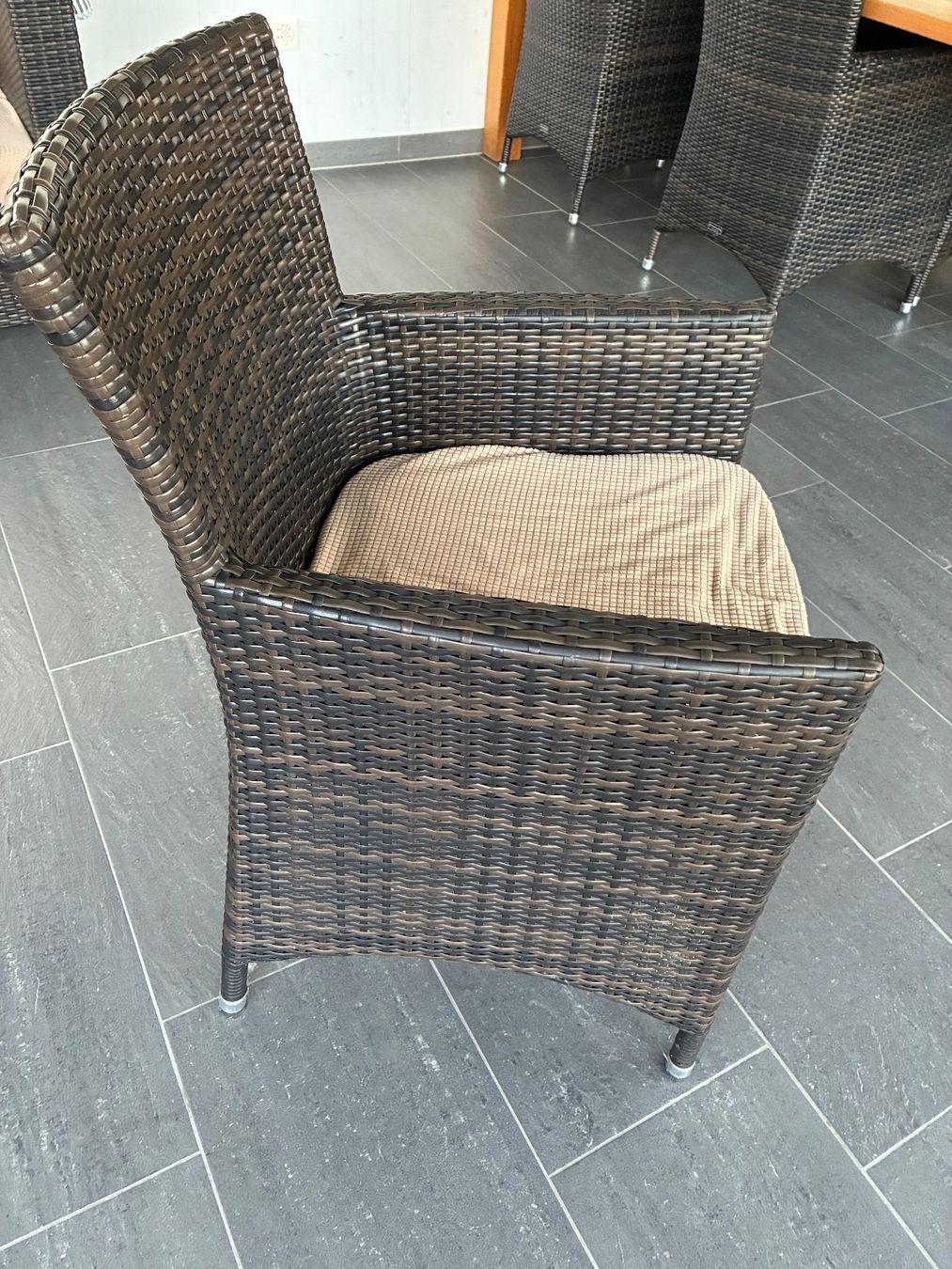 Stühle: Rattan Stühle / Gartenstühle 6 Stück – Gebraucht aus Hünenberg See von BoAr 2