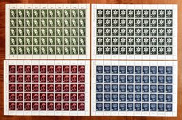 1946, Pro Juventute Serie im 50er-Bogen **