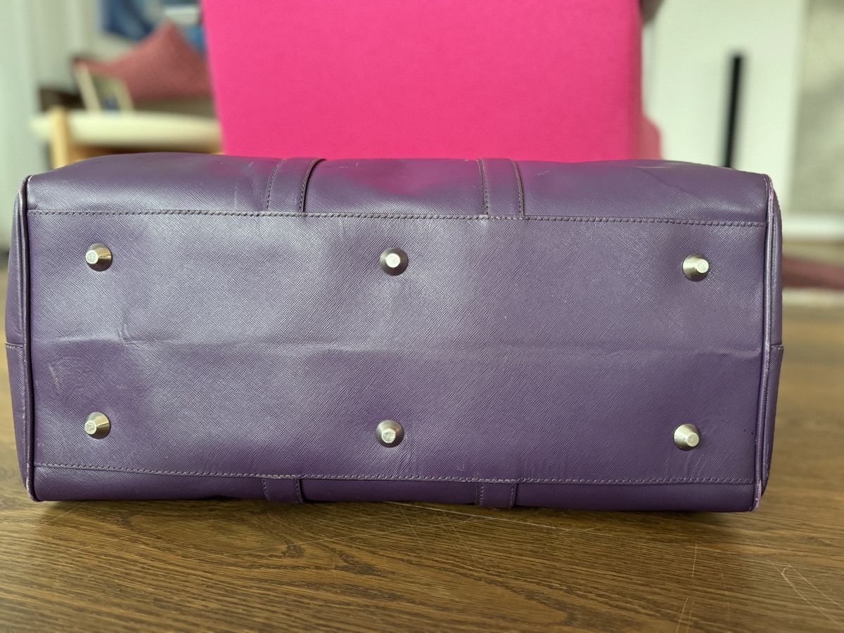 Prada Borse: Prada Reisetasche Weekender Violet, Saffiano Leder – Usato da Walchwil venduto da Zentralschwiiz 4