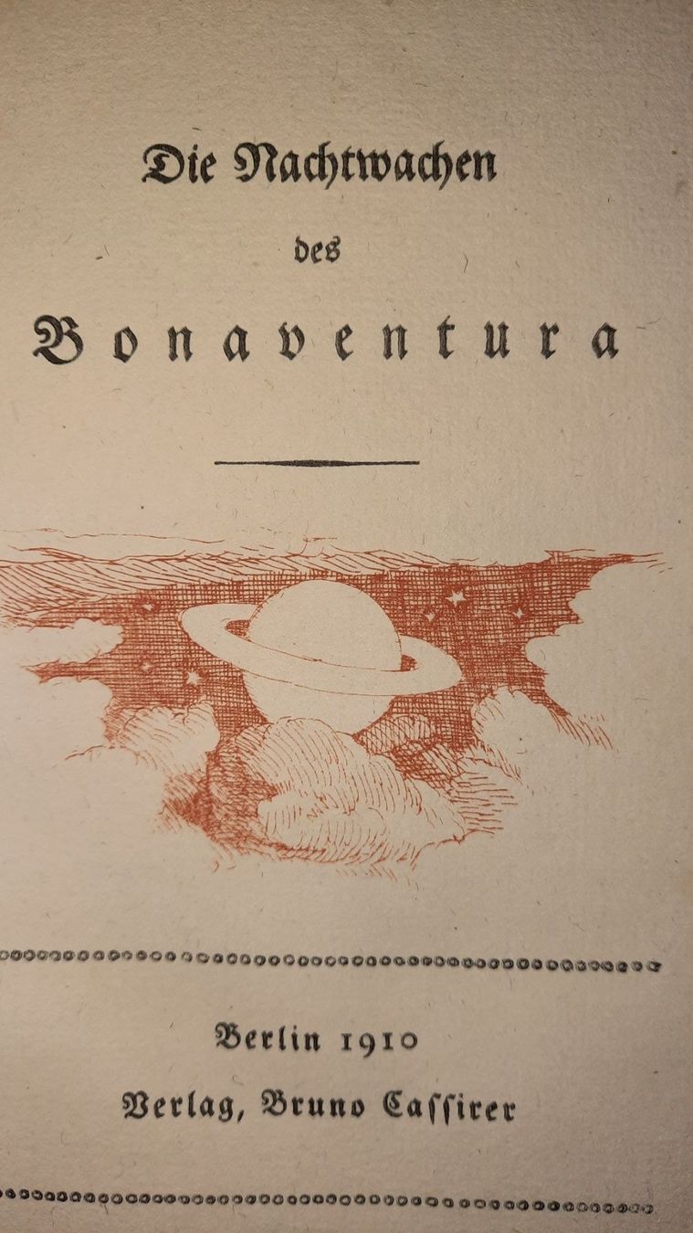 Bücher: DIE NACHTWACHEN DES BONAVENTURA – Gebraucht aus zürich von gabab 4