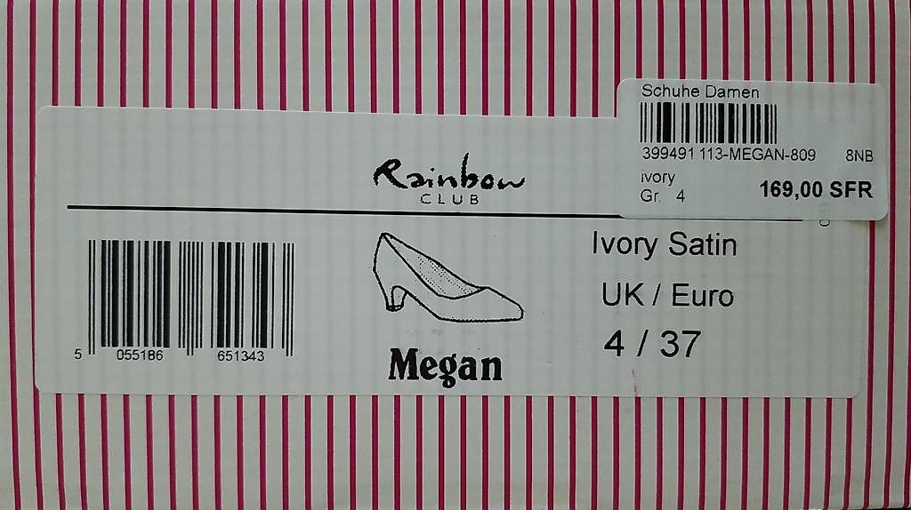 Rainbow Scarpe da donna: Hochzeitsschuhe – Usato da Humlikon venduto da Holly8 4