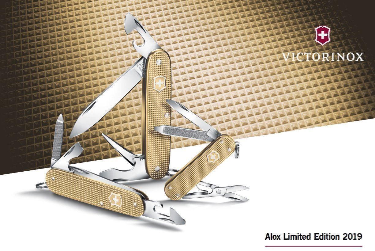 Victorinox Taschenmesser: Victorinox Alox Set 2019 Gold – Neu und originalverpackt aus Herisau von Skalay 1