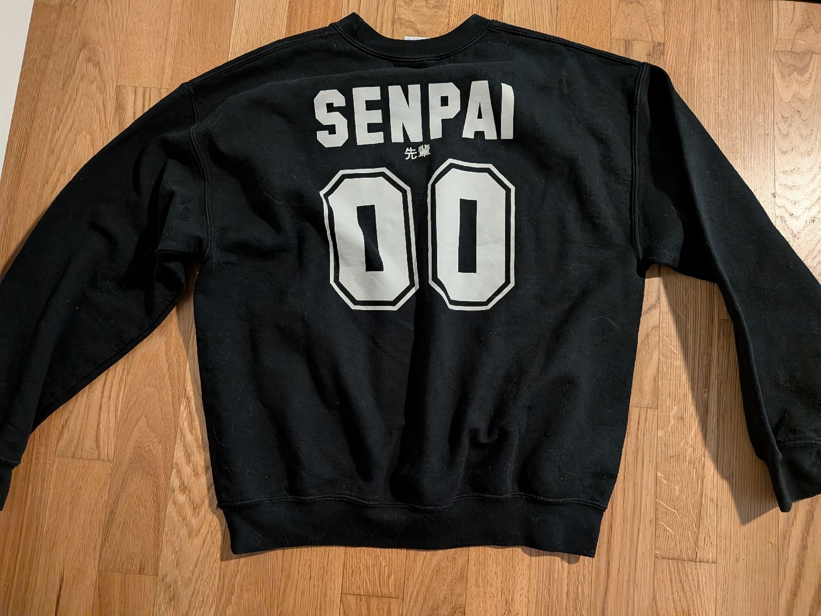 Pullover & Sweatshirts: Pullover schwarz SENPAI (L) – Gebraucht aus Schlieren von jon_t2zz