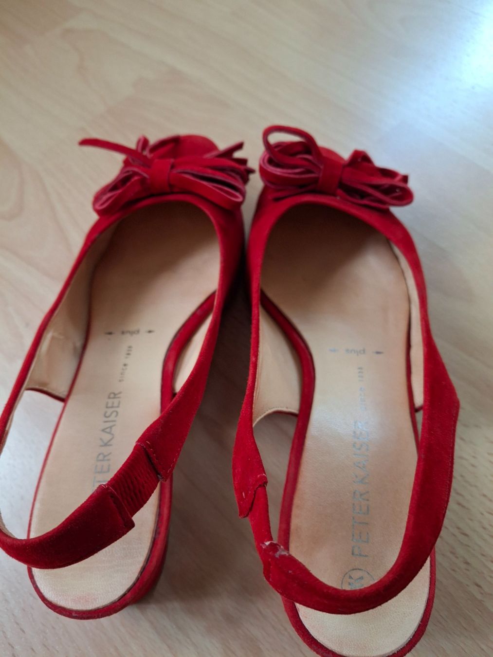 Kaiser Scarpe da donna: Peter Kaiser rote Slingpumps mit Schleife Gr. 39. – Usato da St. Gallen venduto da ram_jb2y 2