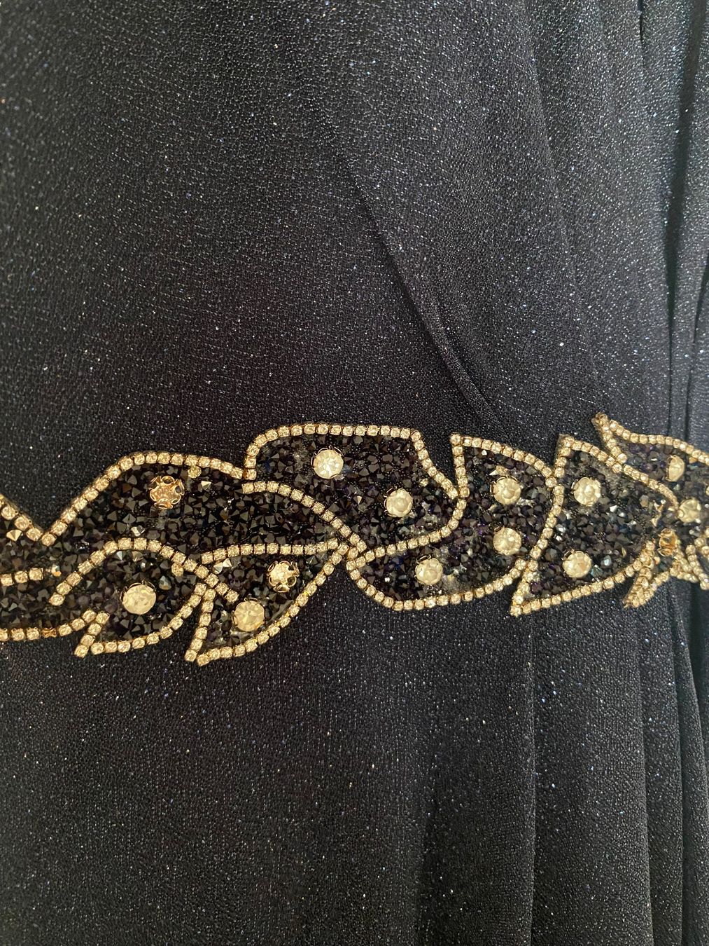Vestiti: ABENDKLEID MIT STRASSGÜRTEL - DUNKELBLAU – Usato da Winterthur venduto da hil_7mxs 5