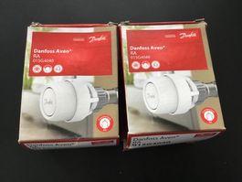 2 stück Danfoss Thermostatkopf RA Aveo Diebstahl sicher