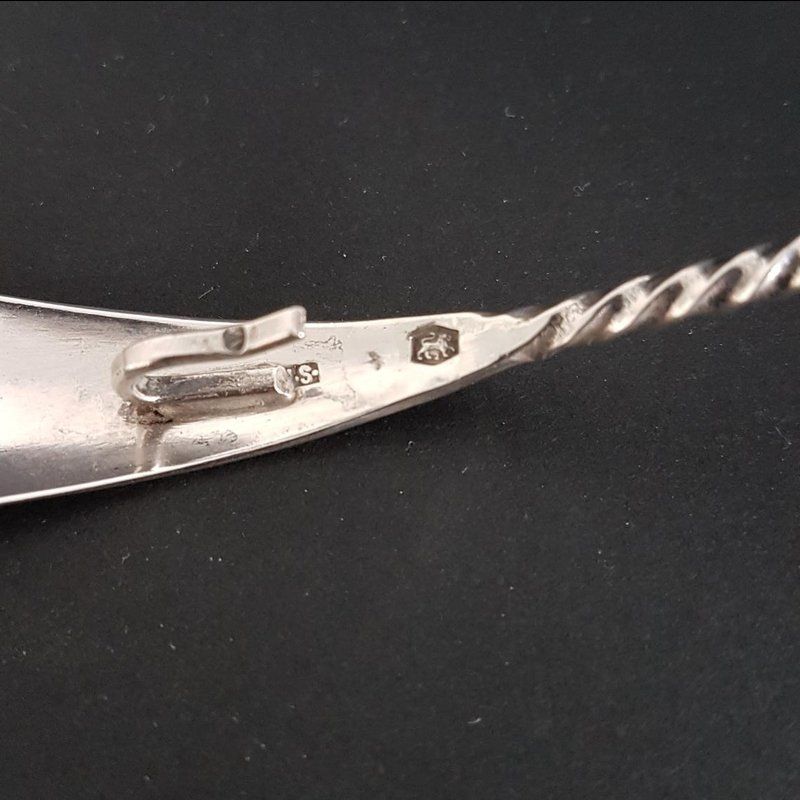 Cucchiai: Rahmlöffel Silber Kleeblatt – Usato da Kaltbrunn venduto da Lexus3 5