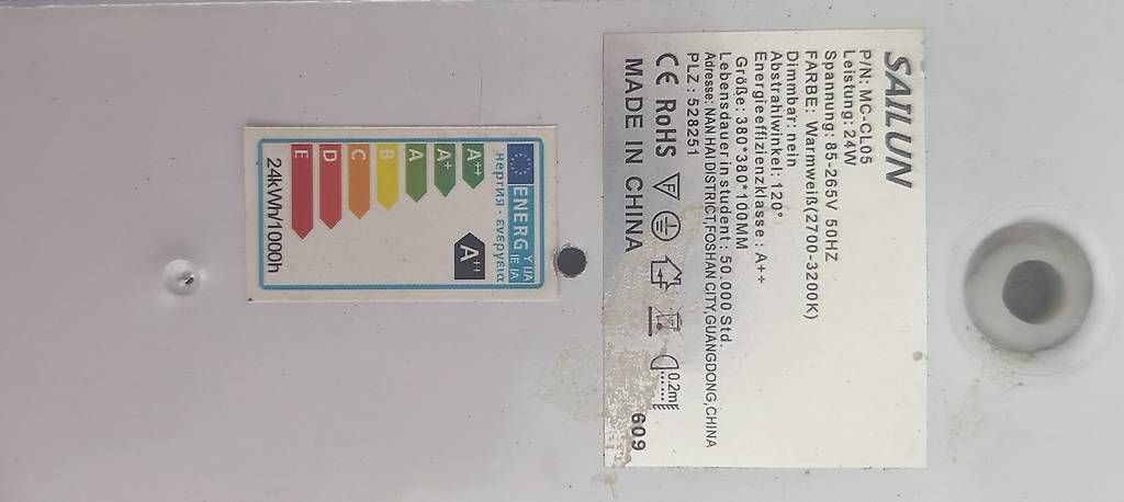 Lampadari & plafoniere: Decken Lampe Deckenleuchte LED – Usato da Dierikon venduto da Alphamale 1