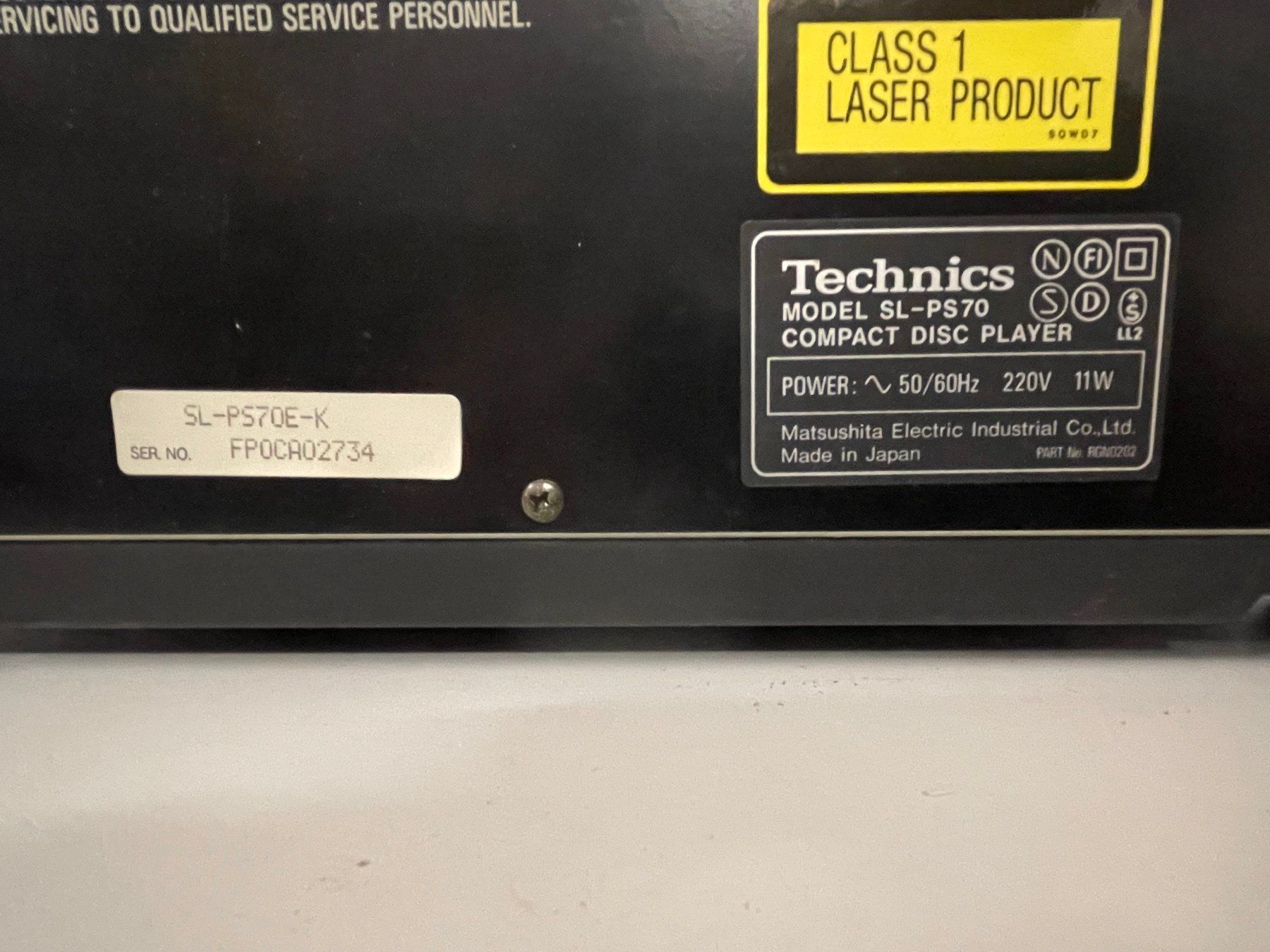 Technics Multimediaplayer & Streamer: Lecteur CD Technics SL-PS70, classAA – Gebraucht aus La Croix (Lutry) von netrajet 7
