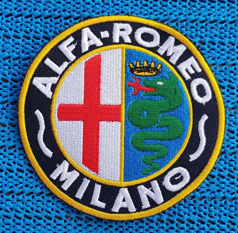 Aufnäher Patch Alfa Romeo gross | Kaufen auf Ricardo