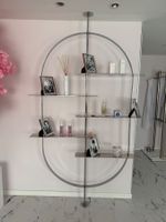 Design Verkausregal im modernem Stil, Top Zustand, Metall