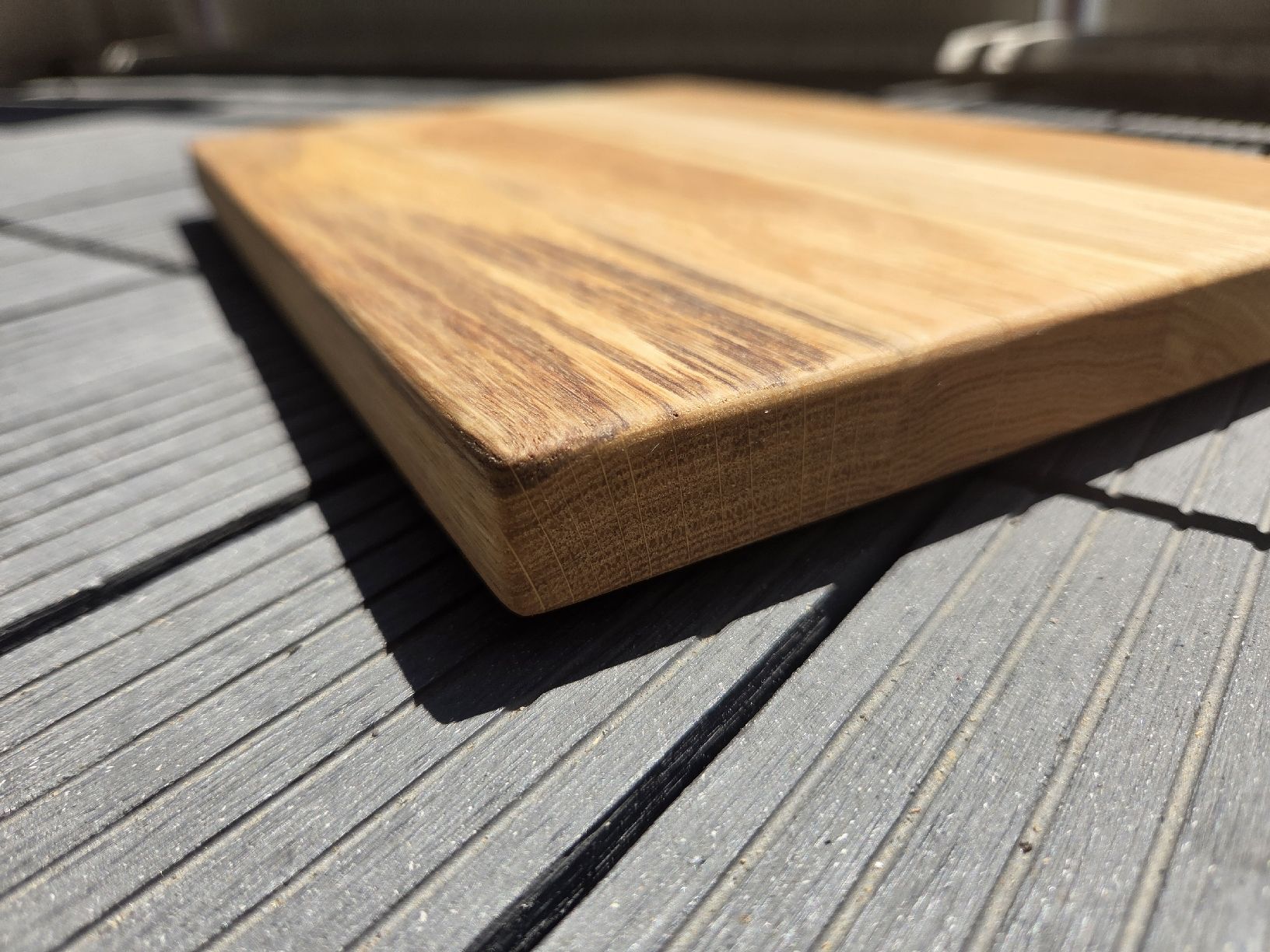 Elettrodomestici da cucina: Holz Schneidebrett/Servierbrett aus Eiche, massiv handgefer. – Nuovo e nell'imballaggio originale da Muttenz venduto da Candro99 3