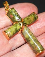 Anhänger L-9502 – Unakit Kreuz 4,5x3cm goldig