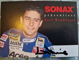Autographe de KARL WENDLINGER F1
