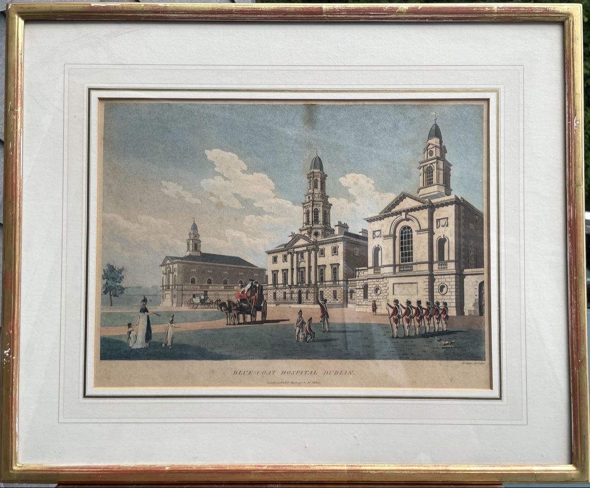 Incisioni: J. Malton 4 vues de Dublin 1799 – Usato da Biel/Bienne venduto da Galaq 6