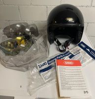 Casque moto Shoei noir XXL avec visières