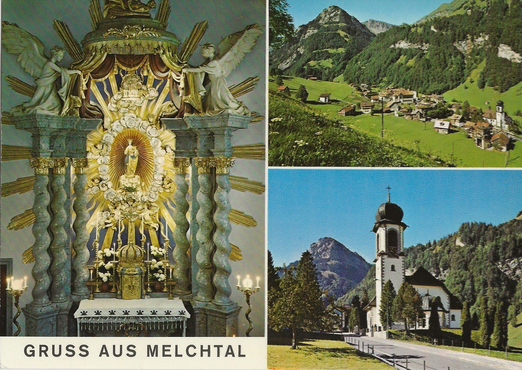 Ansichtskarten: Gruss aus Melchtal – Gebraucht aus Frauenfeld von Merk52