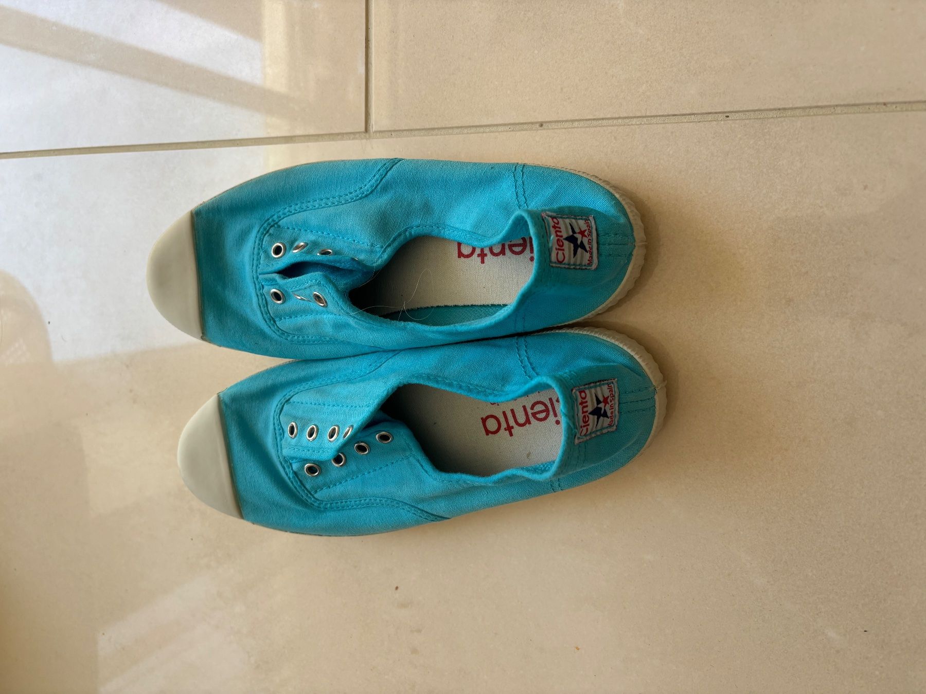 Scarpe da donna: Cienta Baskets été turquoise, 37/38 état neuf – Nuovo (secondo la descrizione) da Chêne-Bougeries venduto da Luke17 1