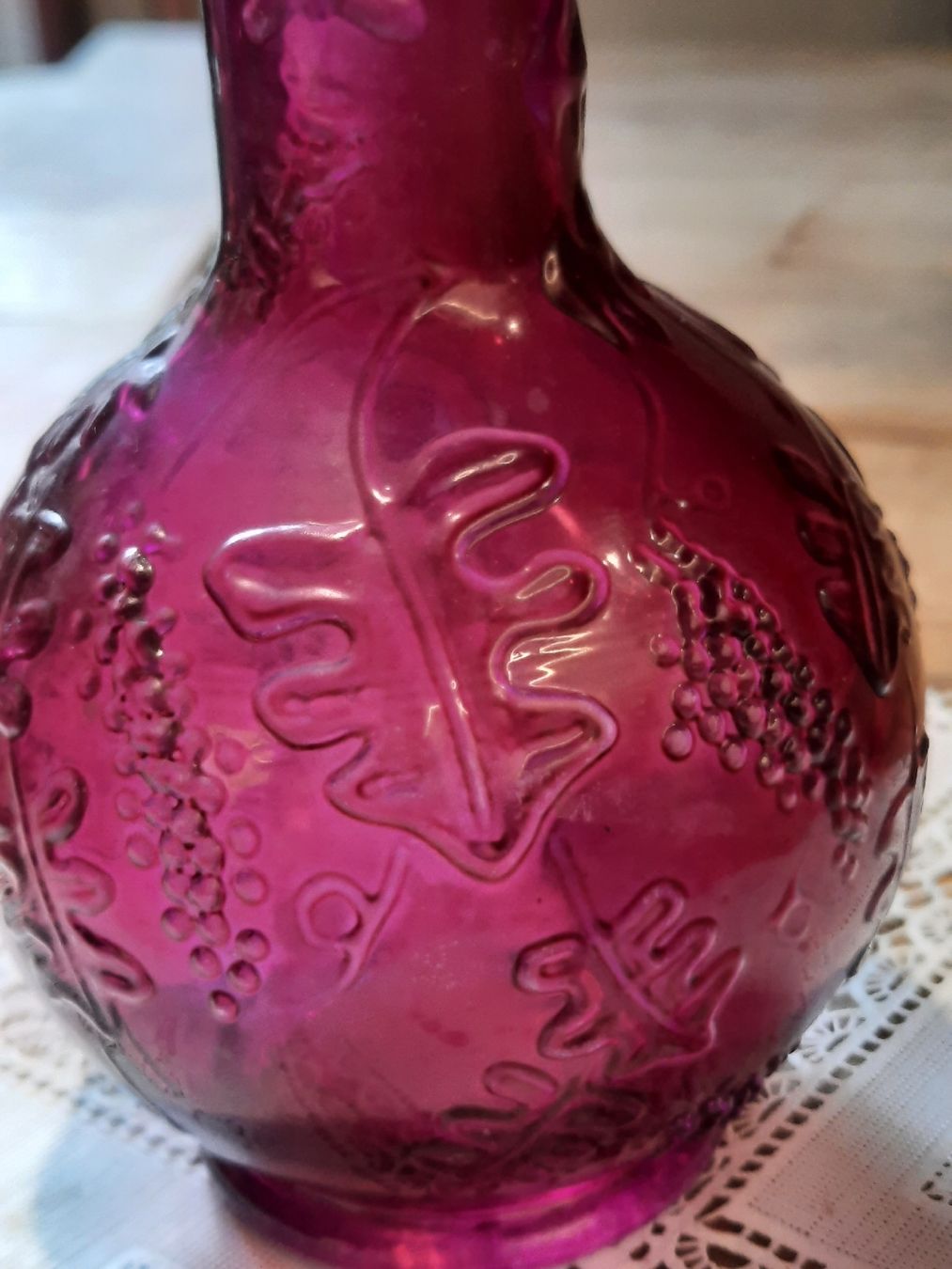 Tutte le decorazioni: violettes Fläschli mit Zapfen – Usato da Busswil BE venduto da balu37 2