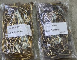 2 Stück 3mm 5m Kette Eisenkette