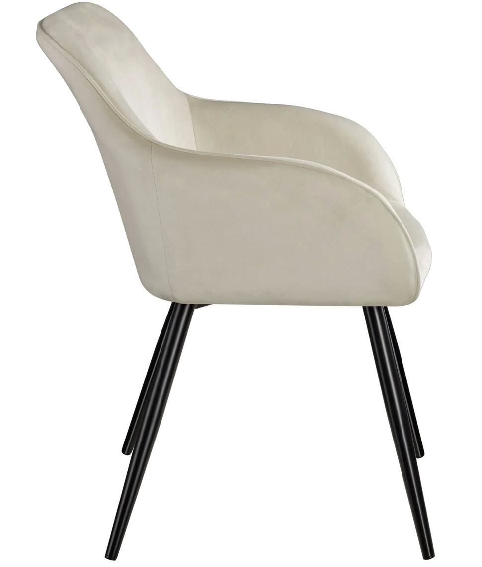 Chaises: 2er Set Stuhl Marilyn Samtoptik creme – Neuf (Voir description) à Steinhausen par Retourenprofis 1