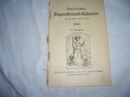 Christlicher-Jugendfreund-Kalender 1905 guter Zustand
