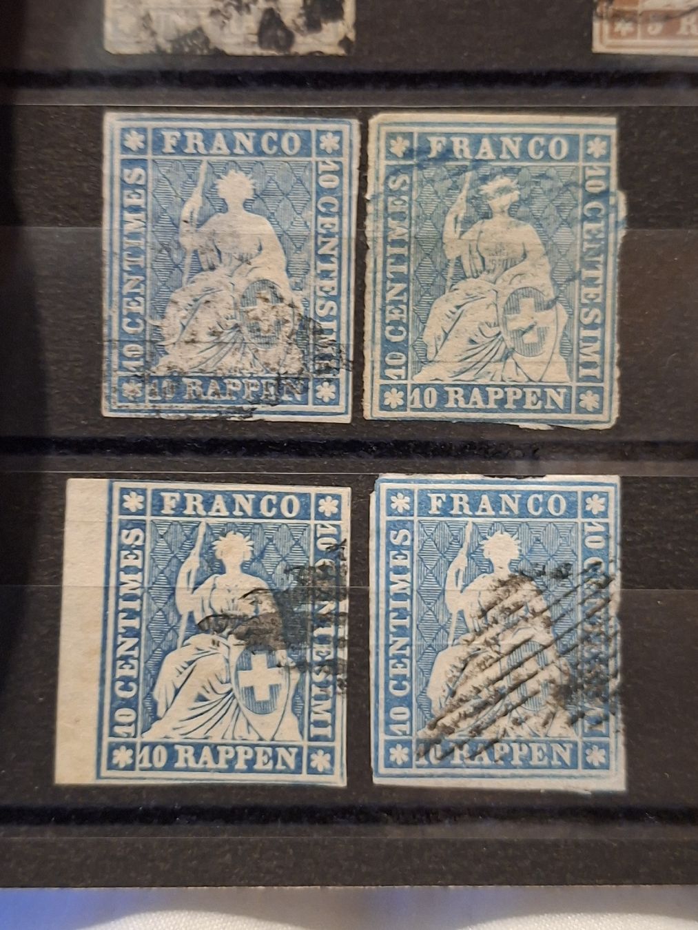 Tutti i francobolli: Strubel Lot 10Stk. Div. – Usato da Balgach venduto da SIMEON27 3