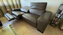 Sofa Polstergruppe JOOP Leder elektrisch