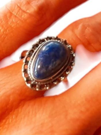 Anelli: Ring Silber Lapislazuli – Usato da Mörschwil venduto da wunderkiste44 1