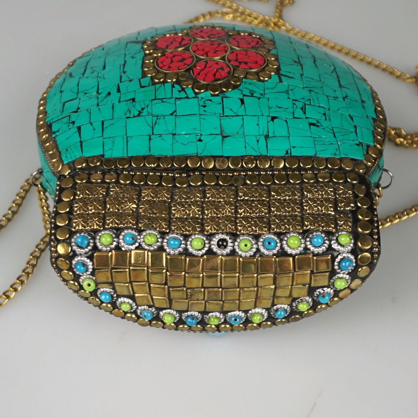 Borse da donna: Mosaik-Metalltasche – Usato da Volketswil venduto da brockipfannenstil 3
