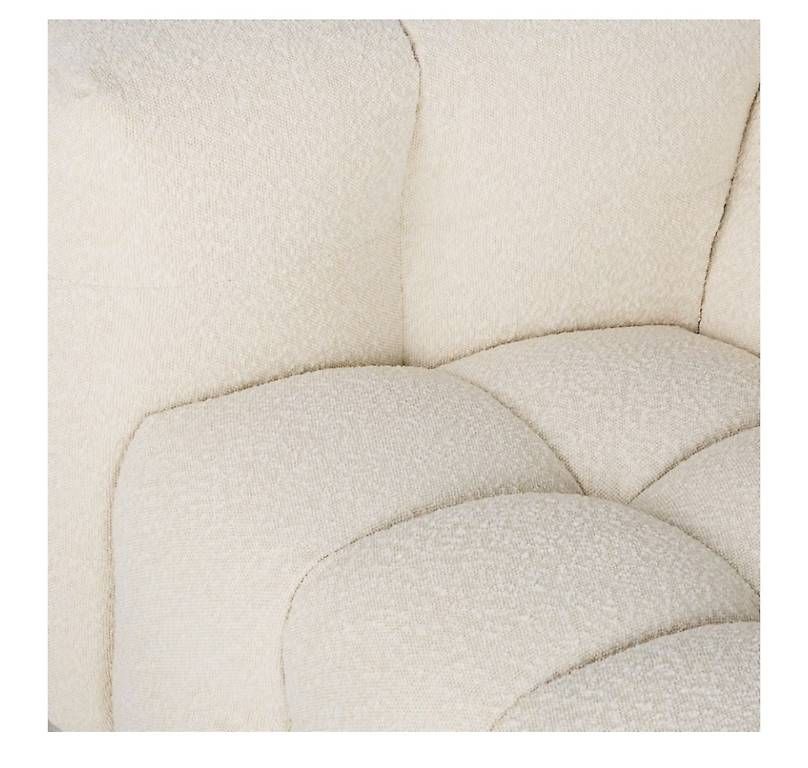 Maisons du monde Divani: Lilo - 2-Sitzer-Sofa mit Bouclé-Bezug, beige – Usato da Horw venduto da babseatsyou 3