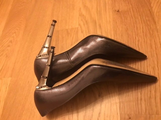Damenschuhe: Chaussures , 38 , cuir , Biond – Gebraucht aus Boudry von JulieG13 7