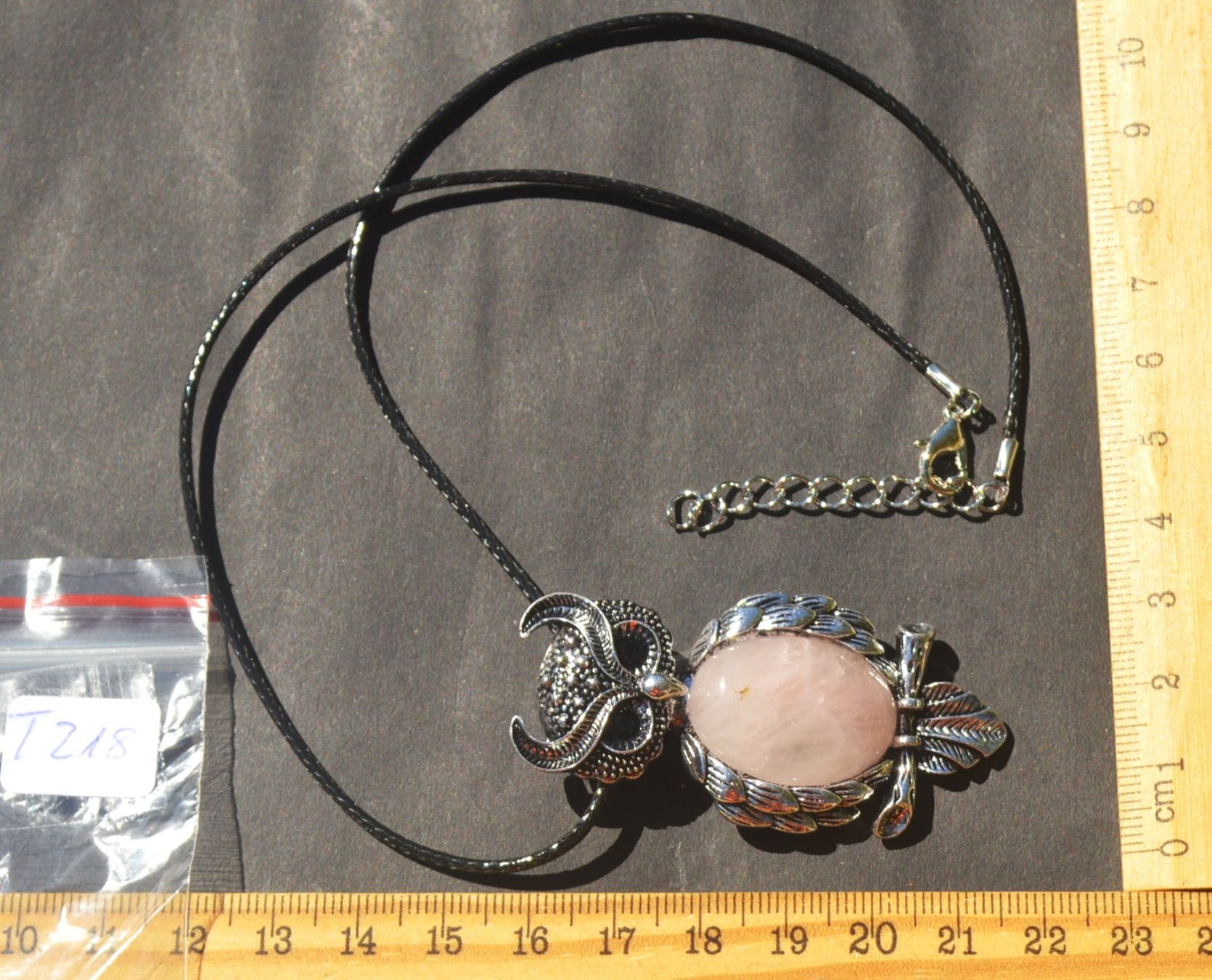 Spille & Fermagli: Brosche oder Halskette T-218 – Eule – Rosa Quarz – Nuovo e nell'imballaggio originale da Goldiwil (Thun) venduto da han_v5b7 5